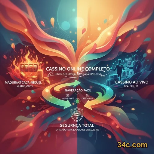 Tela de login da 34c.com com dados corretos e seguros