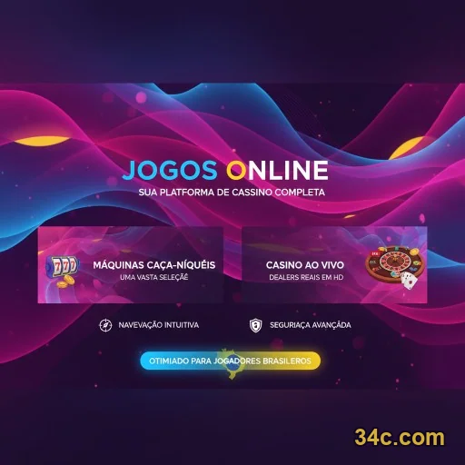 Cartões de promoções por estilo de jogo na 34c.com